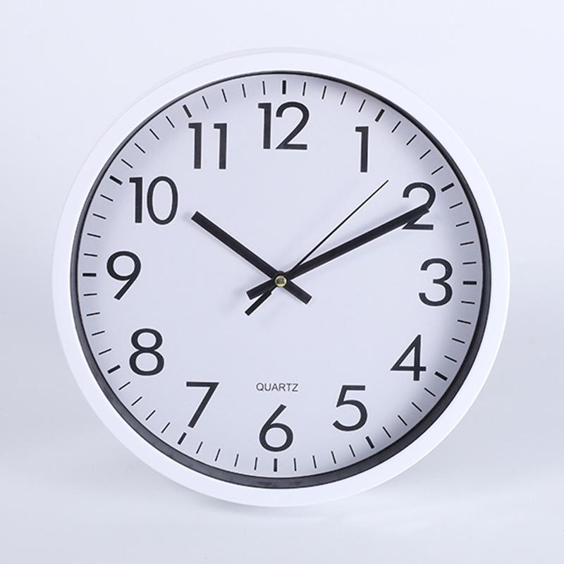 10-14 Inch Silent Wall-Mounted Study & Bedroom Clock