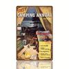 Camping Series Poster With Artworks, Restaurant Bar Pub Cafe Coffee Shop Iron Painting, Water-proof Funny Home Room Wall Deco