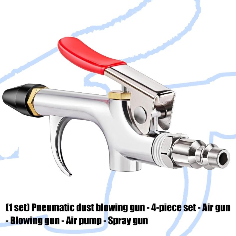 Pneumatic Blower Cleaning Guns Set Durability Metal Construction for Effective Debris Removal in Manufacturing Facilities