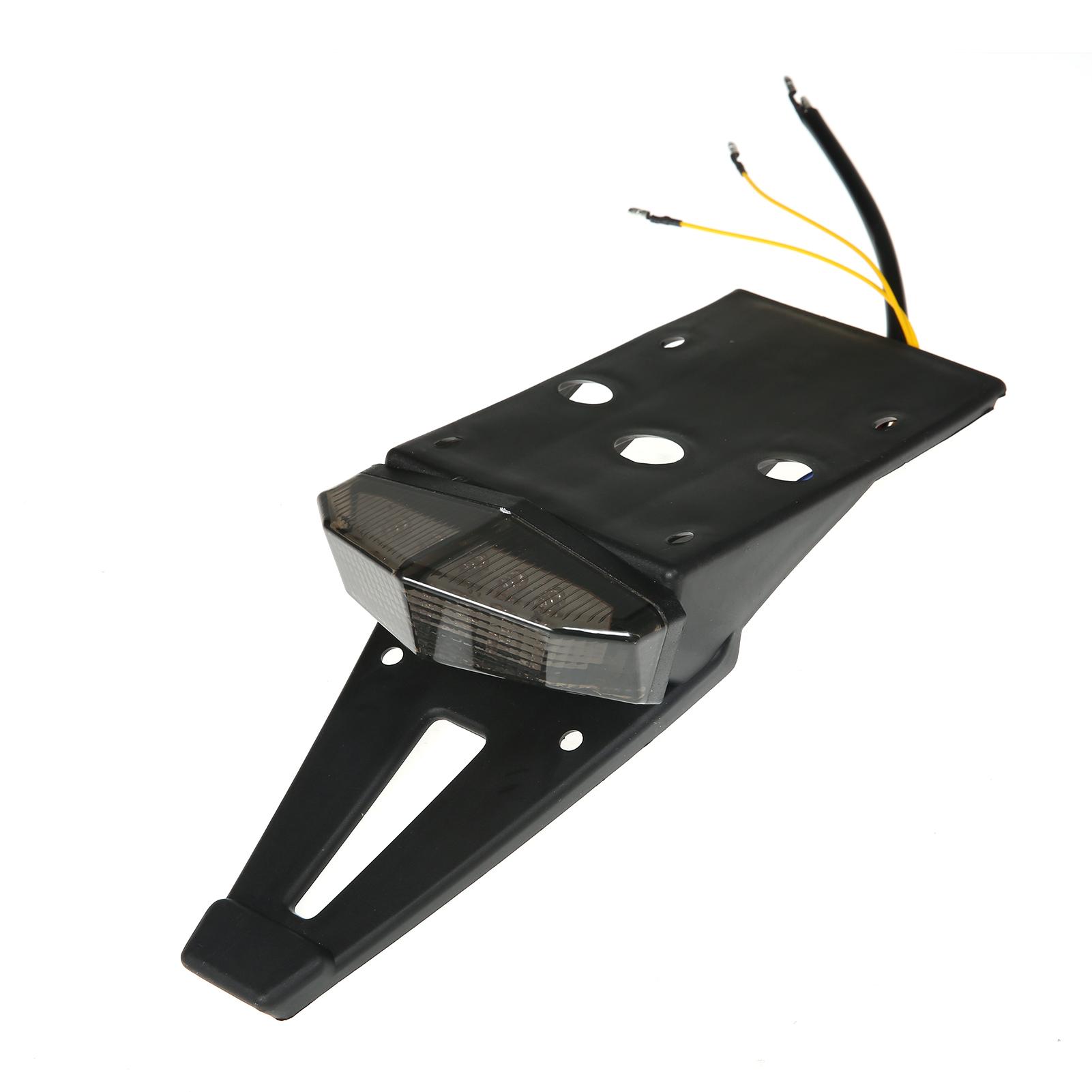 

Крепление на заднее крыло, светодиодный задний фонарь, стоп-сигнал, поворотники, номерной знак, стоп-сигнал на заказ чёрный