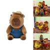 Adorable Capybara Plush Doll Soft Stuffed Animal Cute Gift For Girls Birthday Present