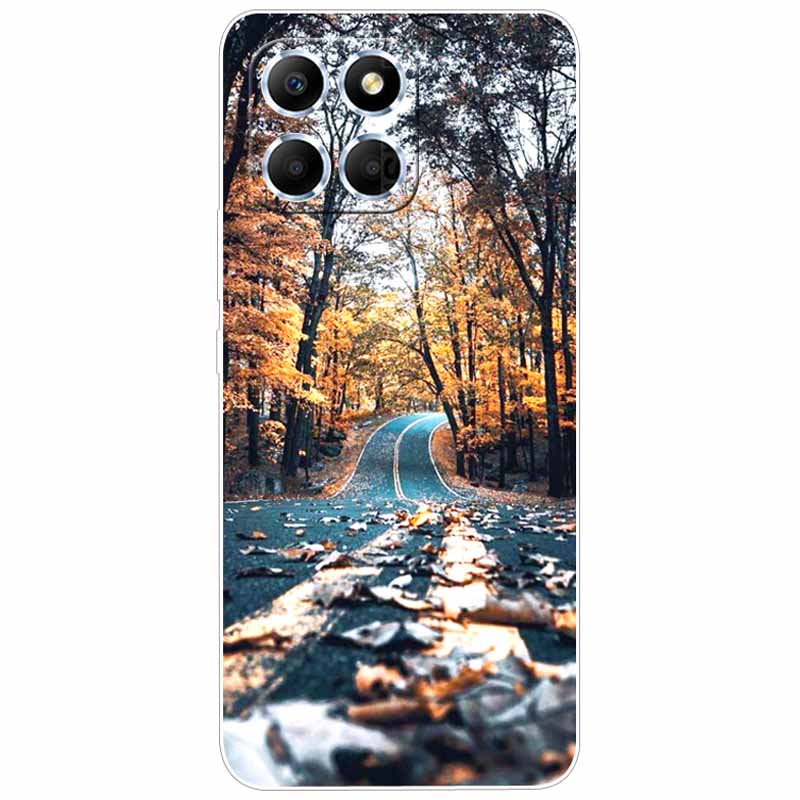Soft Case For Honor X6 2022 Covers Para Silicon Print Marble TPU Clear Phone Coque for Huawei Honor X6 4G Transparent Bumper X 6