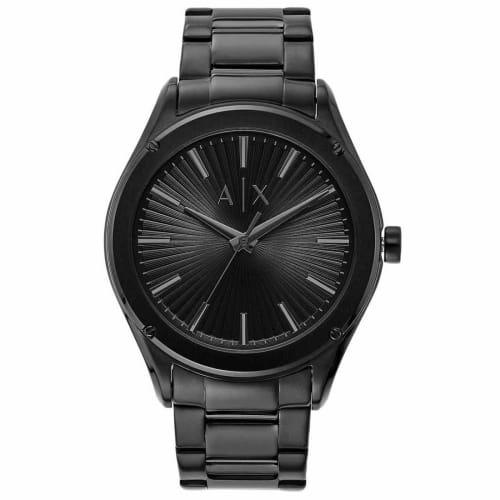 Armani Exchange Men's Waterproof Quartz Analog Watch AX2802 Black Free