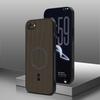 3D Leather Texture Wireless Charging ShockProof Magnetic Case For iPhone 7 8 SE 2020 2022  Phone Cover