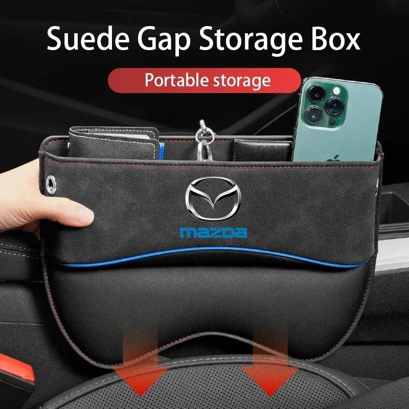 AAGG1 For Mazda 2 3 5 6 SKYACTIV Axela Atenza CX30 CX5 CX8 CX9 MX5 RX8 RX7 BT50 Car Seat Gap Crevice Storage Box Interior Accessories
