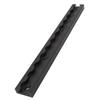 L Track Rail with Drilled Holes 305mm Sturdy Structure Reliable Load Safety Aluminum Alloy Airline Rail for Truck Beds