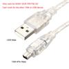 CHENYANG USB Male To Firewire IEEE 1394 4 Pin Male iLink Adapter Cord Cable for Sony DV DCR-TRV75E