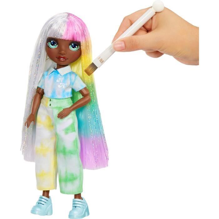 Poupée Mannequin - Rainbow High - Watercolor &amp; Create - Multicolore - Personnalisable - Aquarelles Lavables