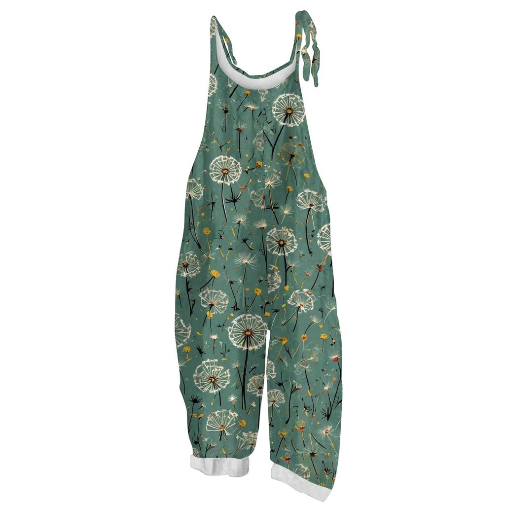 Women's Fashion Casual Loose Christmas Printed Wide-Leg Sweatpants