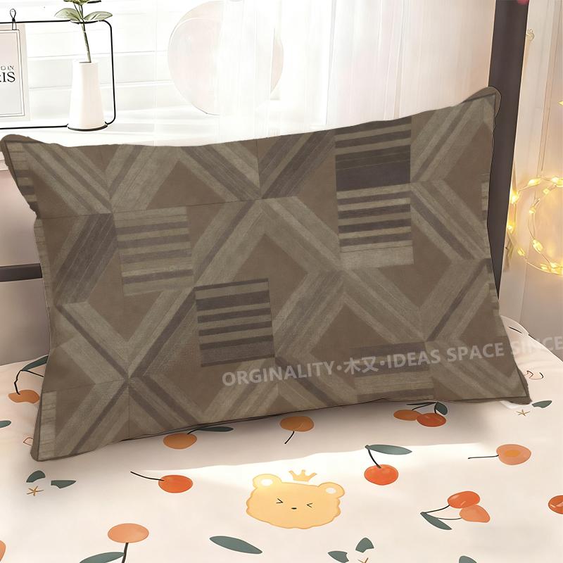 Geometric Pattern Rectangular Pillowcase Suitable For Sofa Bedroom Car Pillow Cover Cushion Rectangular Back Cushion