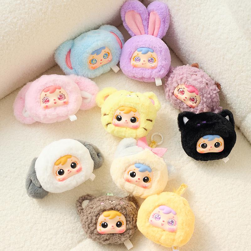 Samuel V2 Mini Small Animal Series Blind Box Cute Plush Pendant Cartoon Doll Backpack Decoration Vinyl Ornament Toy Mystery Gift