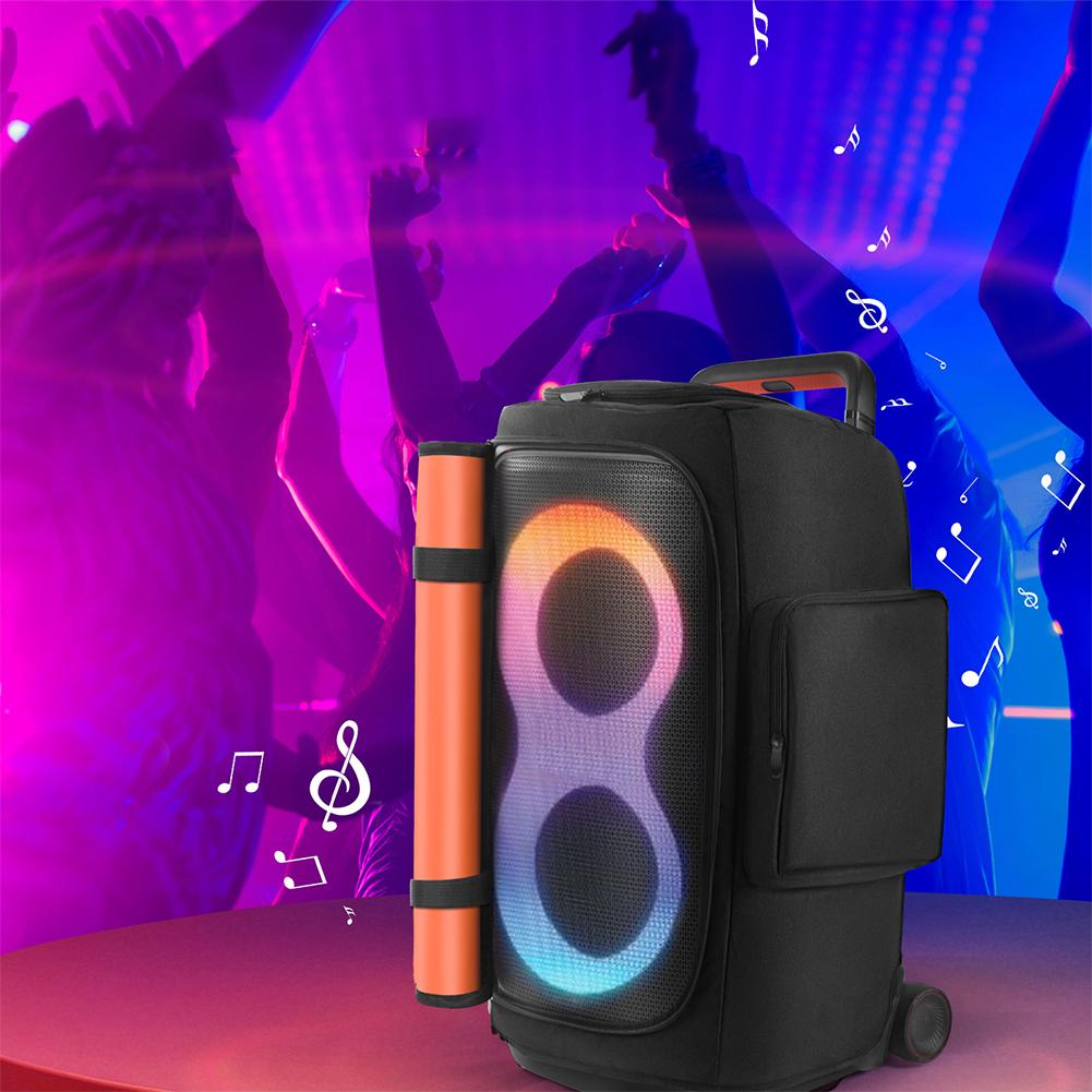Speaker Carry Box for JBL PARTYBOX 520 Storage Bag Anti-Slip Padded Speaker Protective Cover Double-Sided Speaker Storage Bag