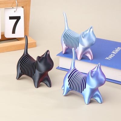 Décorations de bureau en forme de chat imprimées en 3D, jouets de décompression pour adultes, jolies décorations de printemps pour chats