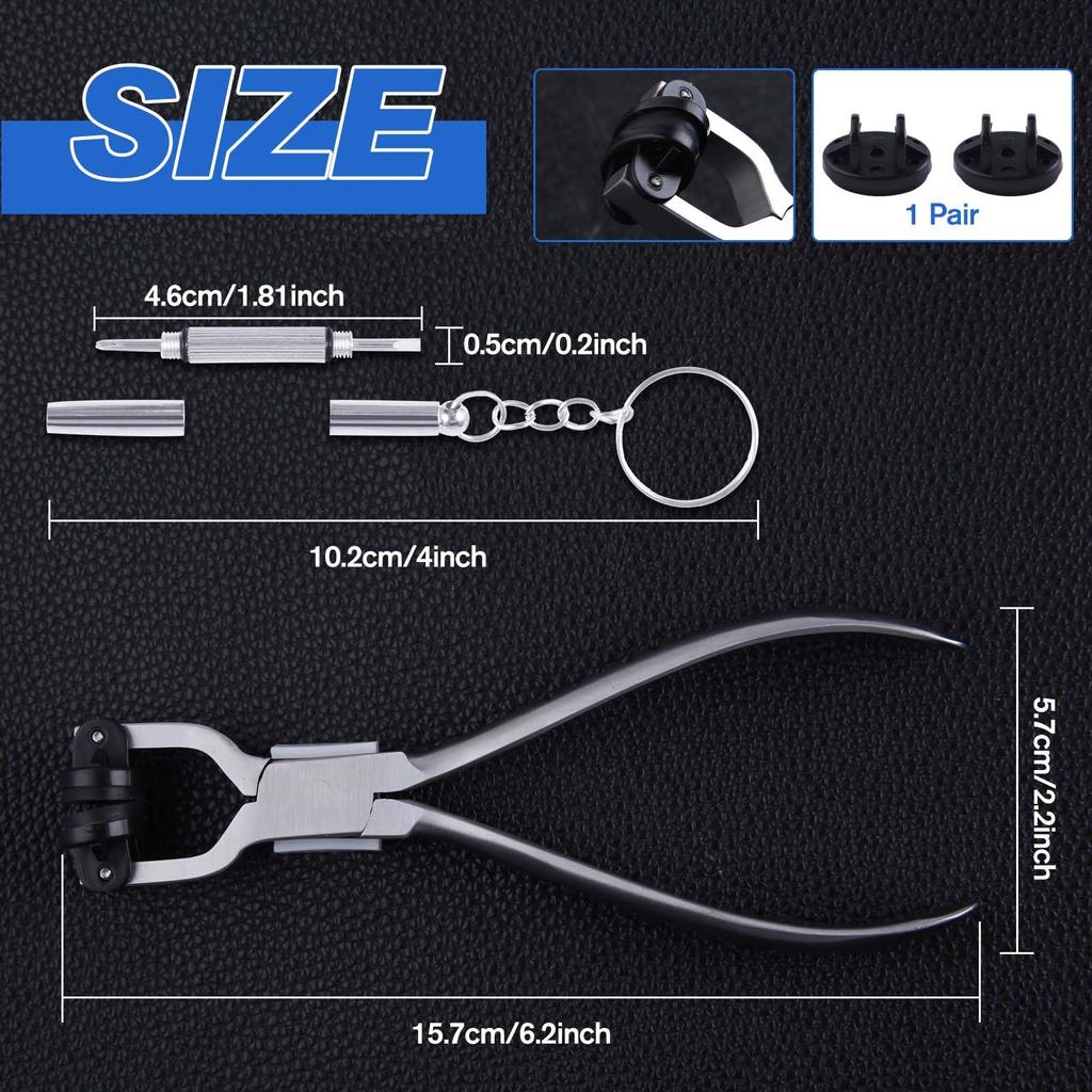 LEONTOOL Lens Astigmatism Axis Adjustment Tool Adjustment Lens Replaceable Precision Screwdriver Stainless Spring Professional Tool for Eyeglass and