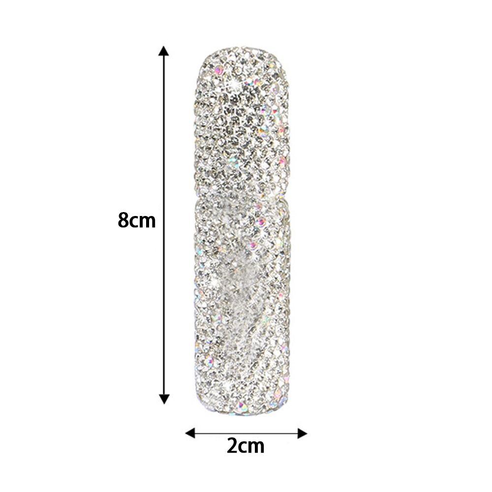 Portable Perfume Spray Bottle Rhinestone Inlaid Storage Container  Travel Accessories