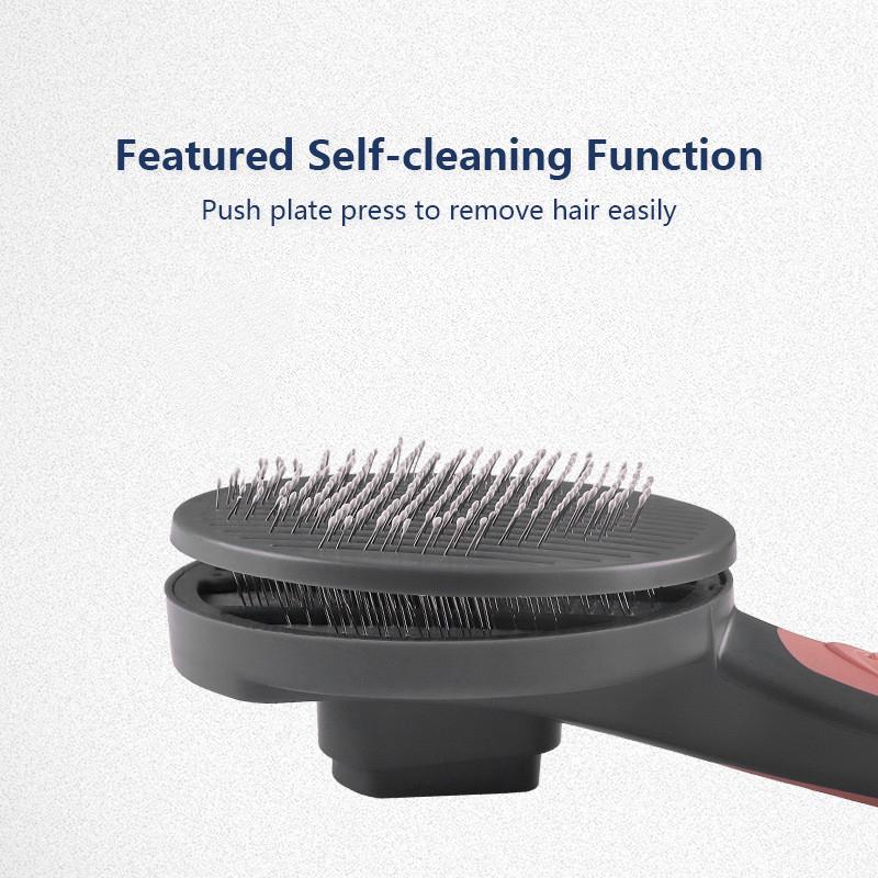 Nice Pet Cat Hair Removal Grooming Comb Dog Puppy Remover Bath Brush Deshedding Tool Cats Rabbit Combs Cleaning Hair Clipper Supplies