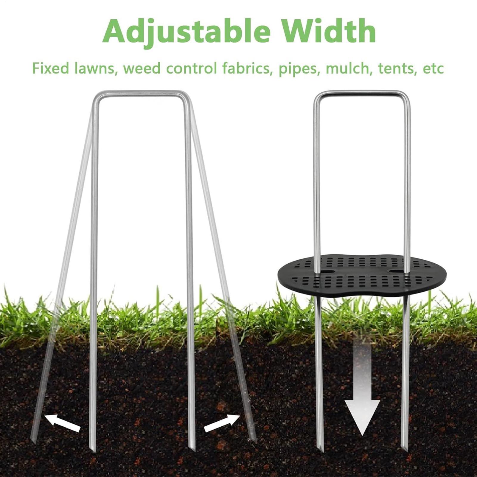 

Landscape Stakes 6 Inches U Shape Spikes Pegs With Gasket Landscape Pins With Pick Hook For Outdoor Yard Lawn Patio Greenhouse China Mainland