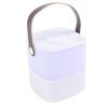 Dimmable Touch Lamp with Handle for Bedroom Rechargeable Adjustable Color Temperature Bedside Table Lamp