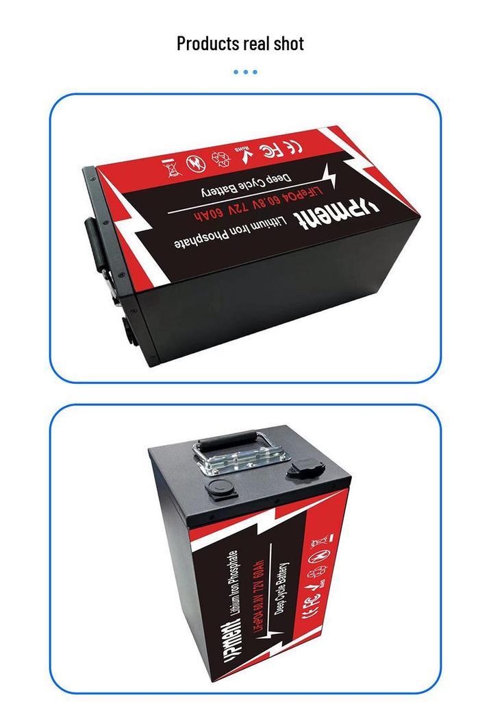 Customized LiFePO4 Energy Storage Battery Pack: 48V/60V Lithium Iron Phosphate Battery