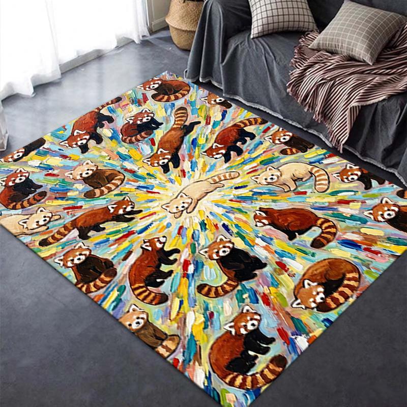 2025 New Cute animals Carpet Rug for Living Room Bedroom Home Sofa Decoration,Kids play Non-slip Floor Mat