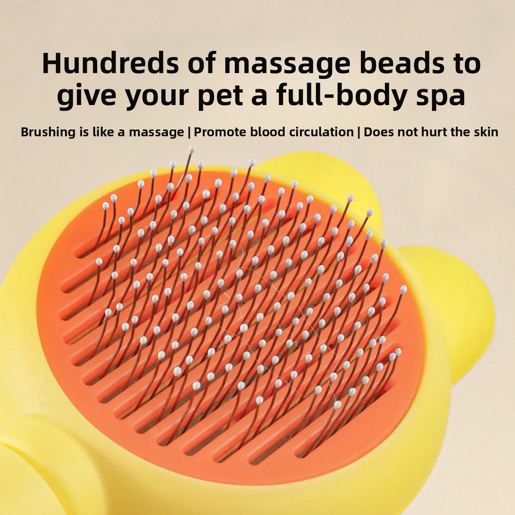 1pc Rabbit Depilation Brush, Cat Knot Depilation Device for Removing Floating Hair, Cat and Dog Self-cleaning Comb, Pet Comb