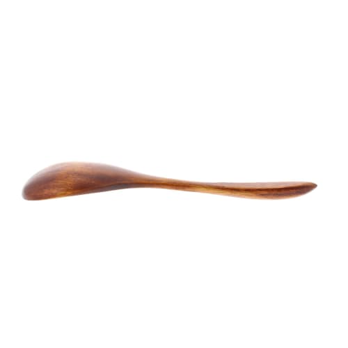 Ishida Soup Spoon, Lacquered, Natural Wood, 17.5cm
