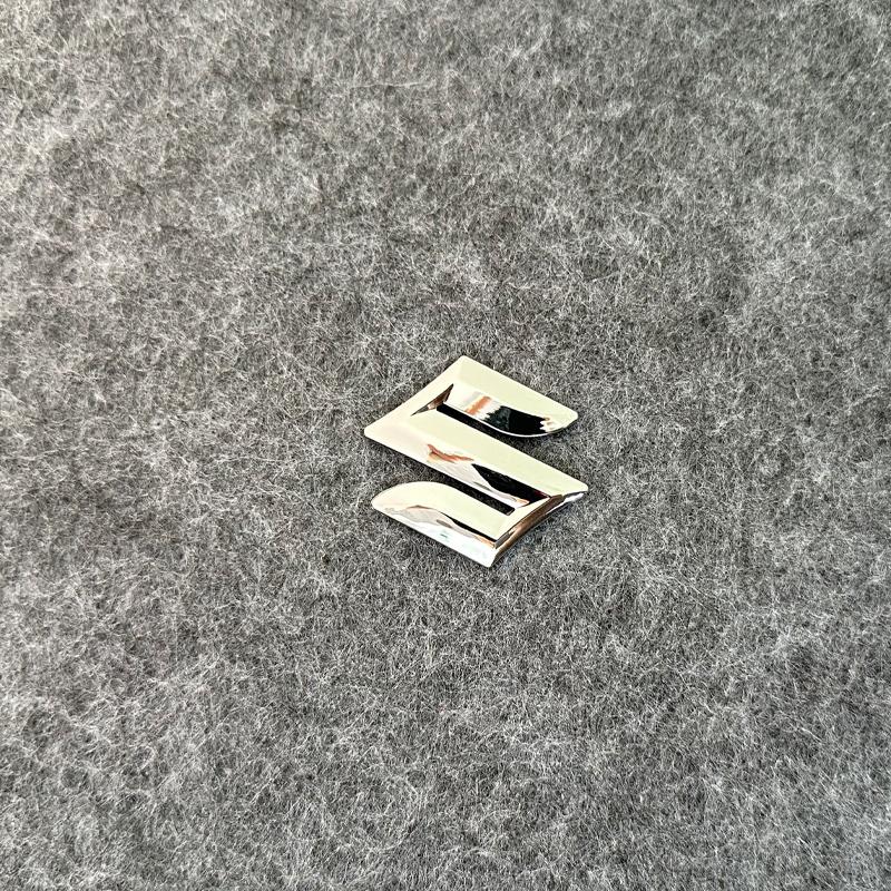 ABS Silver Front Grille Rear Trunk Emblem Stickers for SUZUKI SWIFT 3D Car Logo Badge Waterproof Auto Styling Accessories
