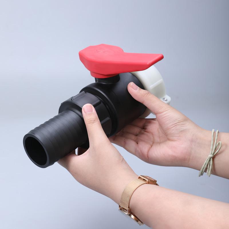 IBC Tank Adapter Inlet 60mm Coarse thread to 1/2" 3/4" 1" 2 inch Hose black Pipe Connector Garden Lawn Tap Accessories