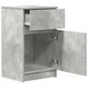 Nightstand Concrete Gray 39x35x65 cm Engineered Wood