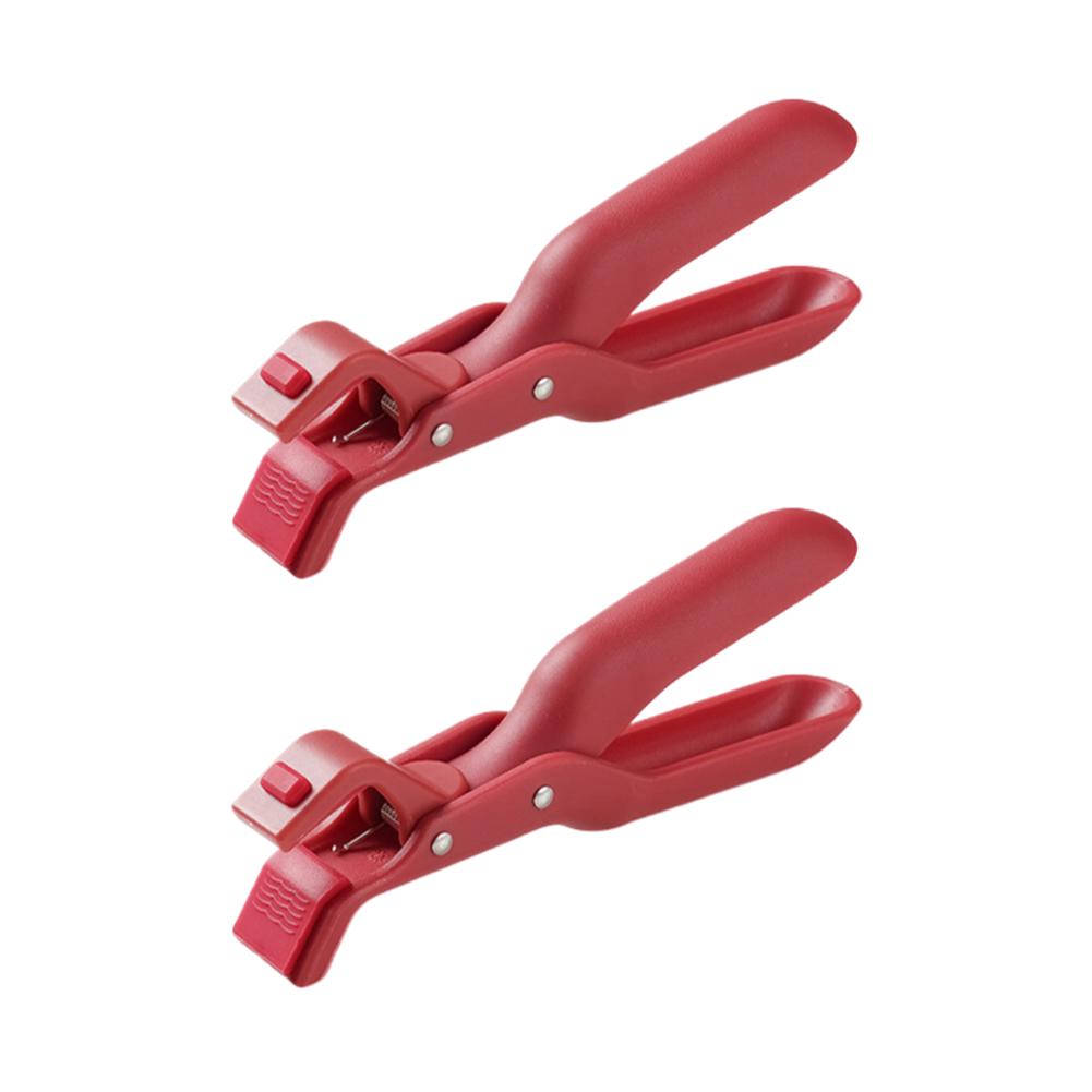 1/2PCS Hot Plate Gripper Clips Holder Tongs Bowl Holder Pot Clip For Moving Hot Plate Bowls Pizza Pan Air Fryer Microwave Oven