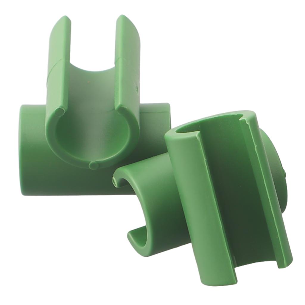 50pcs Plant Trellis Connector Clip Stake Clips For Fixed Garden Frame Rod Garden Supplies Plant Cages Supports PP Connectors
