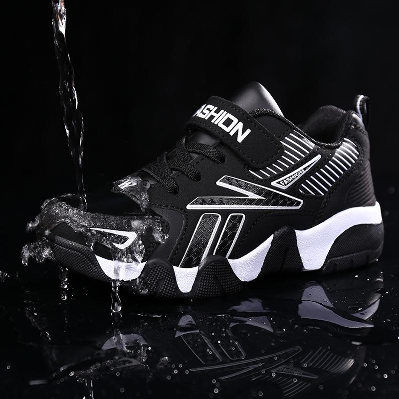

Children s Boys Shoes School Sports Fashion Leather For Kids Tennis Casual Sneakers Children Boy Running 7-12Years Walking Shoe 35 синій
