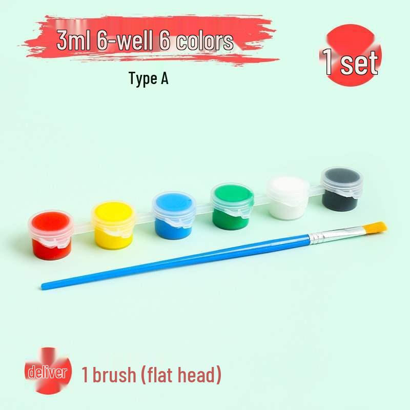 DIY Children's Silk Cloth Round Fan with Bamboo Handle - Palace Style Hand-Painted Kindergarten Craft