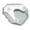 Motorcycle Kickstand Enlarger Aluminium Alloy Side Stand Extension Plate Pad Replacement for CB500X 2019+(Black )