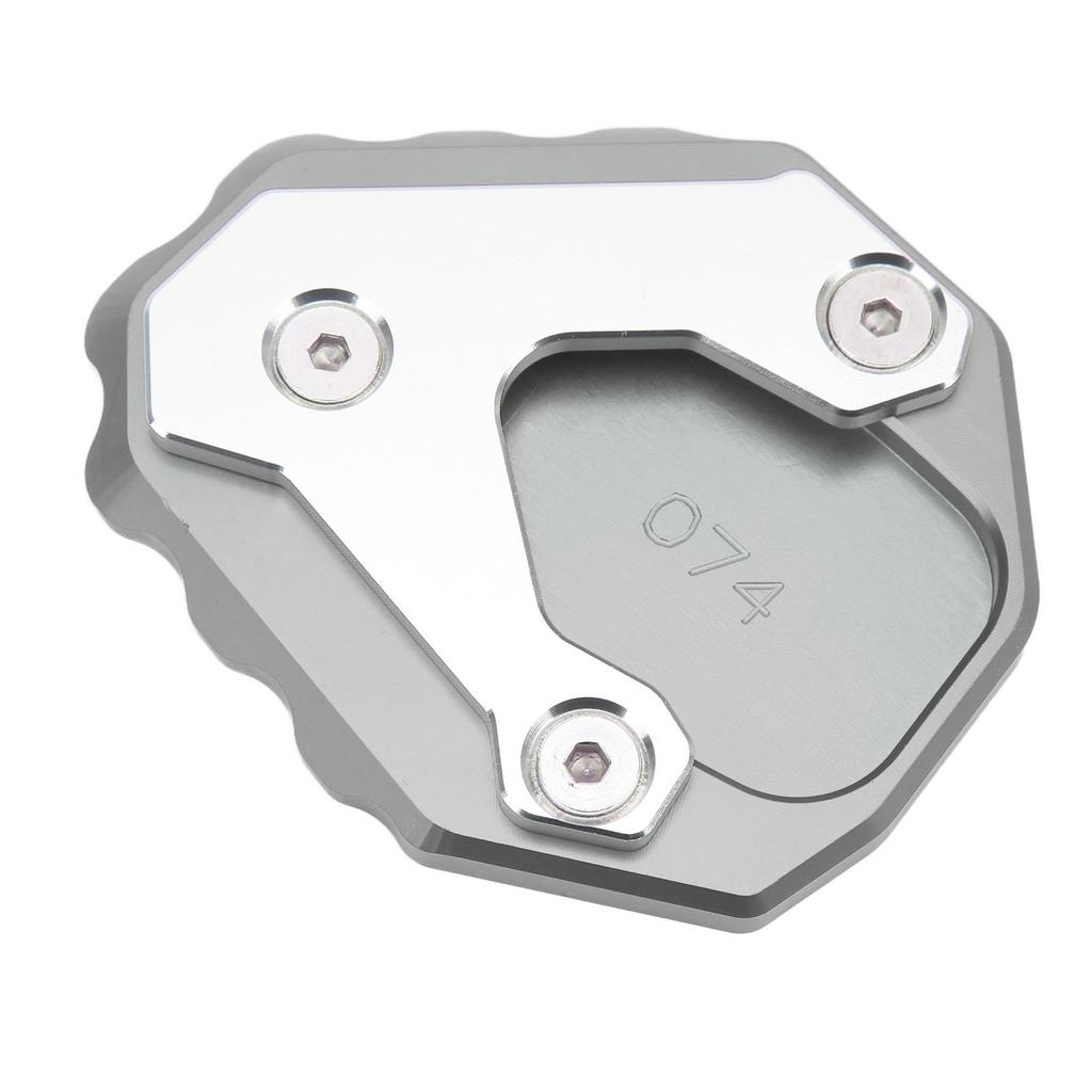 Motorcycle Kickstand Enlarger Aluminium Alloy Side Stand Extension Plate Pad Replacement for CB500X 2019+(Black )