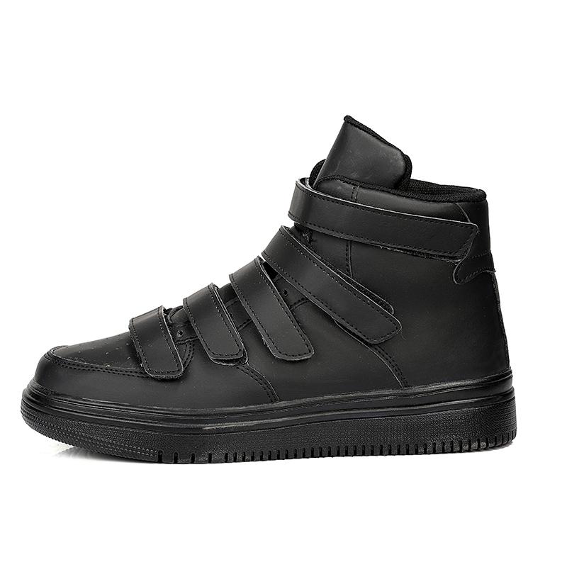 Hot sale Men High Top Skateboard Shoes 2025 Leather Casual Sneakers Men Street Trend Men's White Sneakers zapatillas de hombre