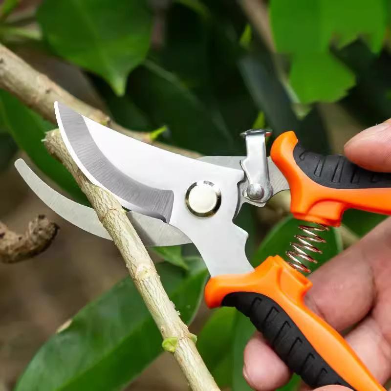 Pruner Garden Scissors Professional Sharp Bypass Pruning Shears Tree Trimmers Secateurs Hand Clippers For Garden Beak Scissors