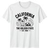 California The Golden State Palms Unisexs TShirt Unisexs Tee Graphic