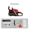 SMVP 58cc Two-Stroke Gasoline Chainsaw CN Plug (adapter Included)