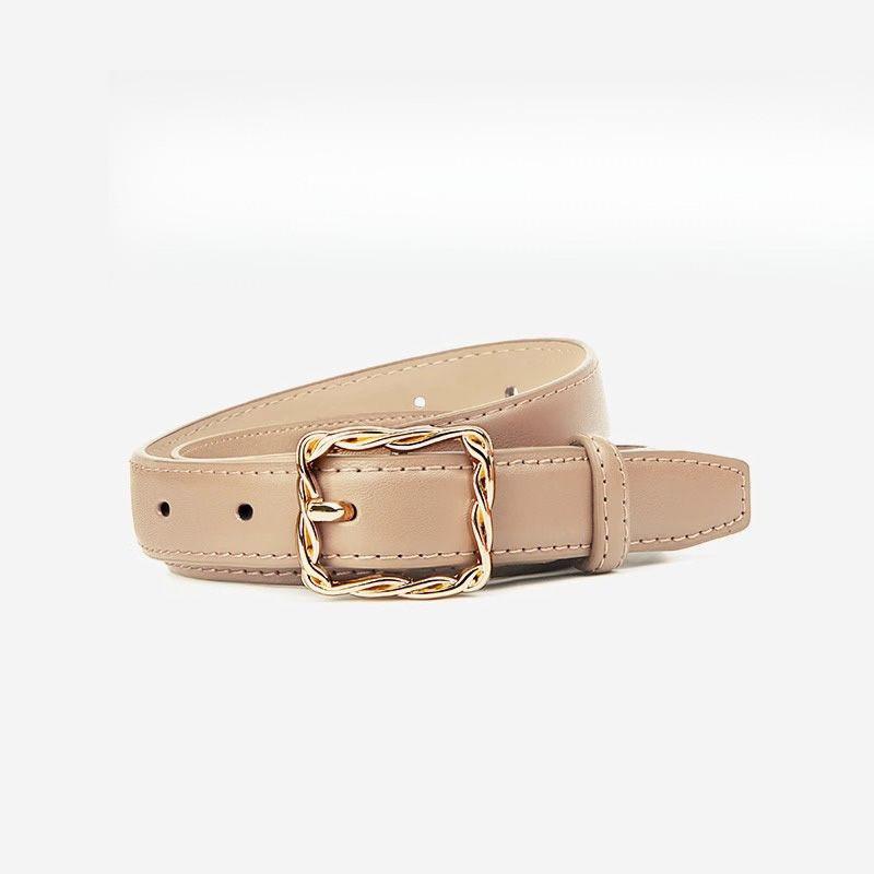 Women's 2024 Trendy Fashionable Summer Versatile Soft Cowhide Belt For Jeans