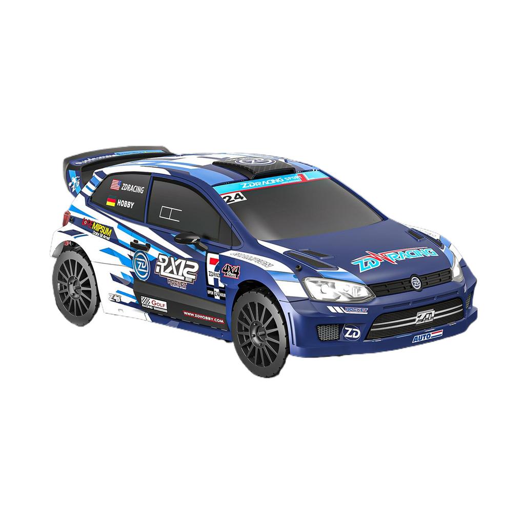 New 1/12 ZD RX12 RC Rally Car High-Speed Brushless Four-Wheel Drive Racing Car 6-Channel Electric Remote Control Car Toy Gift