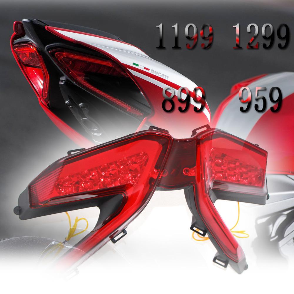 Compatible Rear Tail Light for Ducati 899, 959, 1199 S/R, 1299 Motorcycles