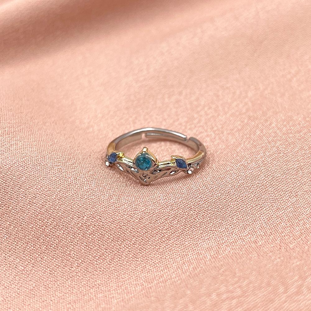 

Game Genshin Impact Wanderer Scaramouche Cosplay Balladeer Ring Fashion Unisex Opening Adjustable Rings resizable