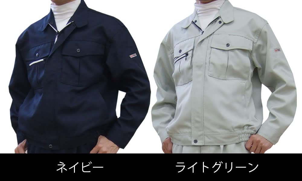 Polyester Blouson 6900 Work All Long Quick Large Thomas [TEAGLES] Clothes, Seasons, Year-round, Sleeve, Drying, Size, 100% Polyester, (LL, Navy)