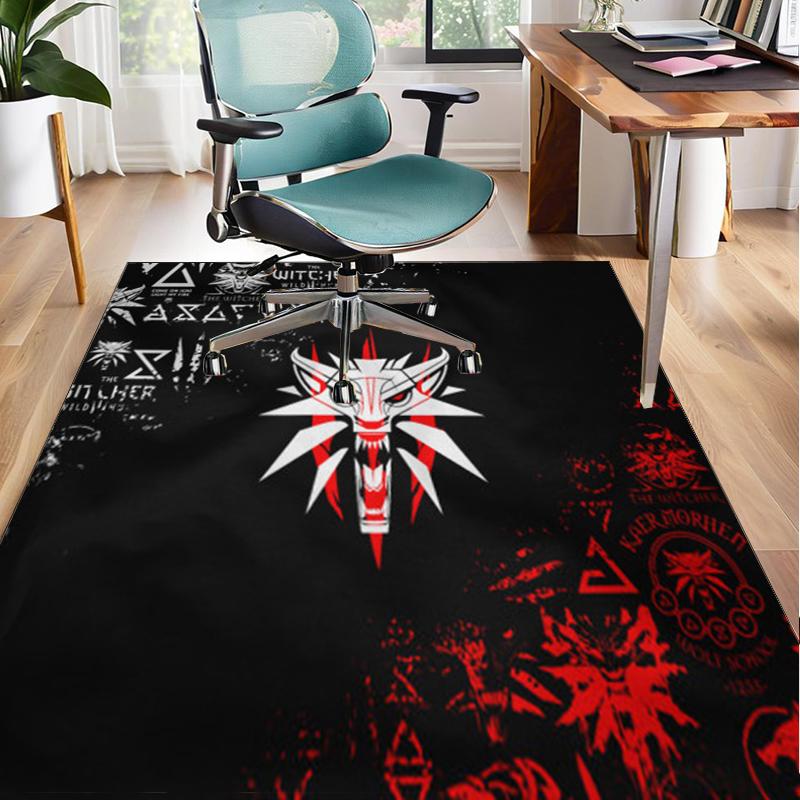 wizard dragon Office Rug Chair Mat, Game Carpet, Suitable for Front Door, Bedroom, Living Room, Desk, Holiday Gift