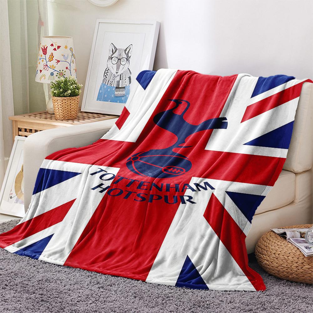 Tottenham logo Print FlAannel Blanket, High quality Comfortable for All Seasons, Home Decor, Warmth and Comfort