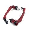 Motokano WR250 GSX250R GSR250 V-Strom 250 Knuckle Guard Grip Guard Aluminum Anodized Hand Guard Red