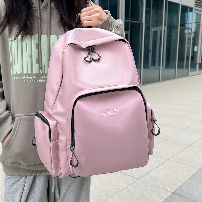 Japanese Schoolbag Female, Fashionable College Student Simple Casual Backpack Niche Design Sense Lightweight Travel Backpack