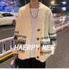 Korean-Style Thick Knitted Sweater: Casual Autumn/Winter Cardigan for Men & Couples