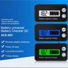 Portable Battery Meter Battery Capacity Voltage Indicator Battery Gauge Monitor for Smart Calibration Battery Status Tes